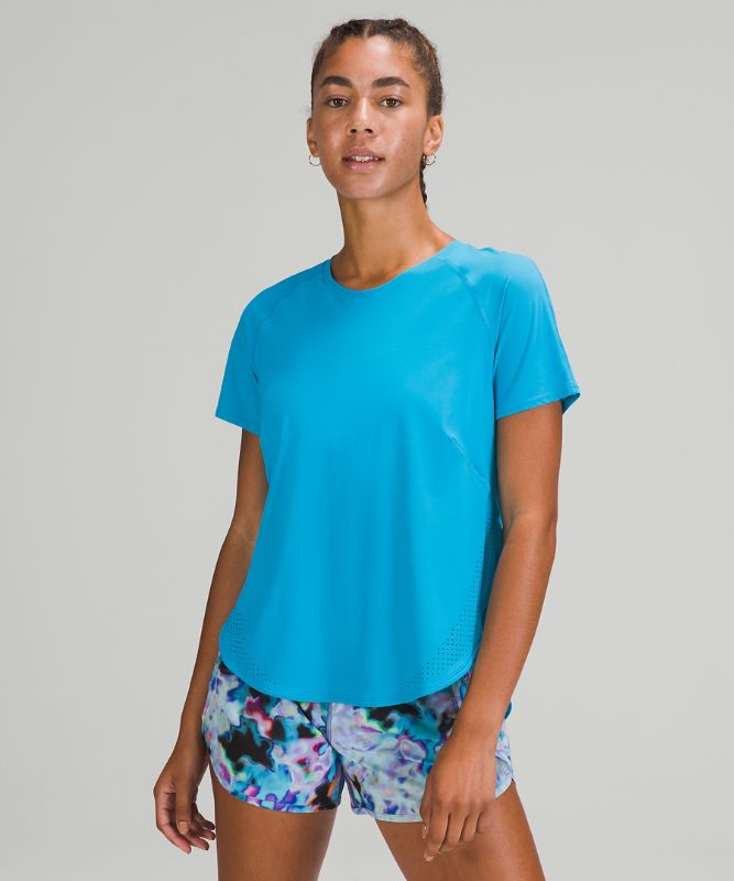 High Neck UVP Run Short Sleeve *SeaWheeze