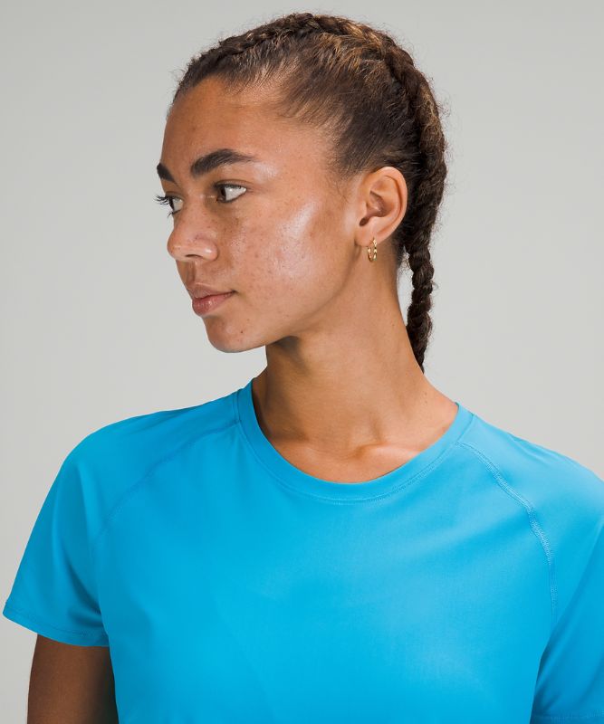 High Neck UVP Run Short Sleeve *SeaWheeze