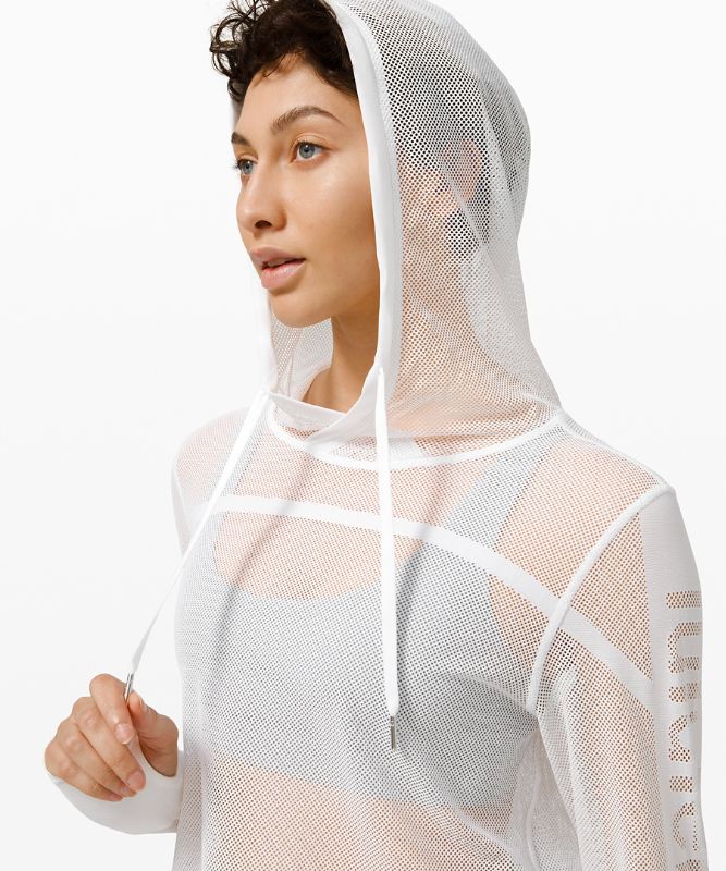 Fresh Mesh Long Sleeve Hoodie