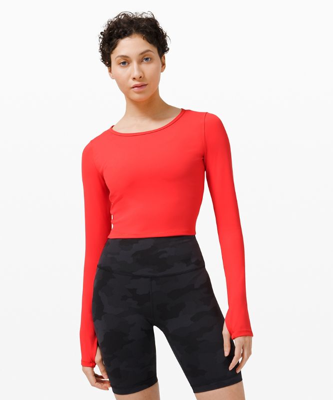 Wunder Train Cropped Long Sleeve