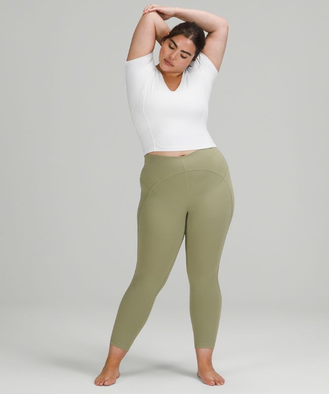 Nulu™ Cropped Slim Yoga Short Sleeve