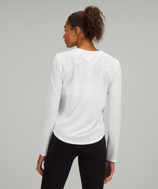 White long cheap sleeve training top