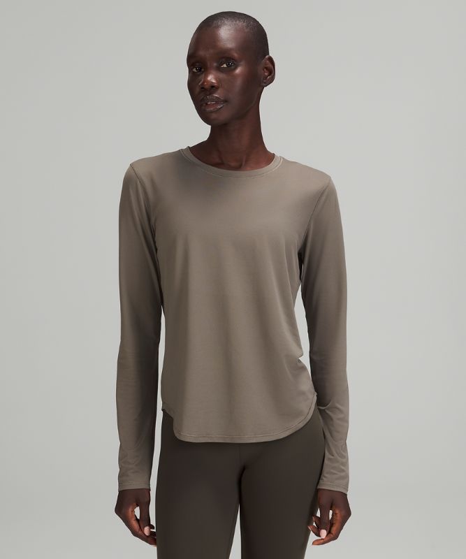 High-Neck Running and Training Long-Sleeve Shirt