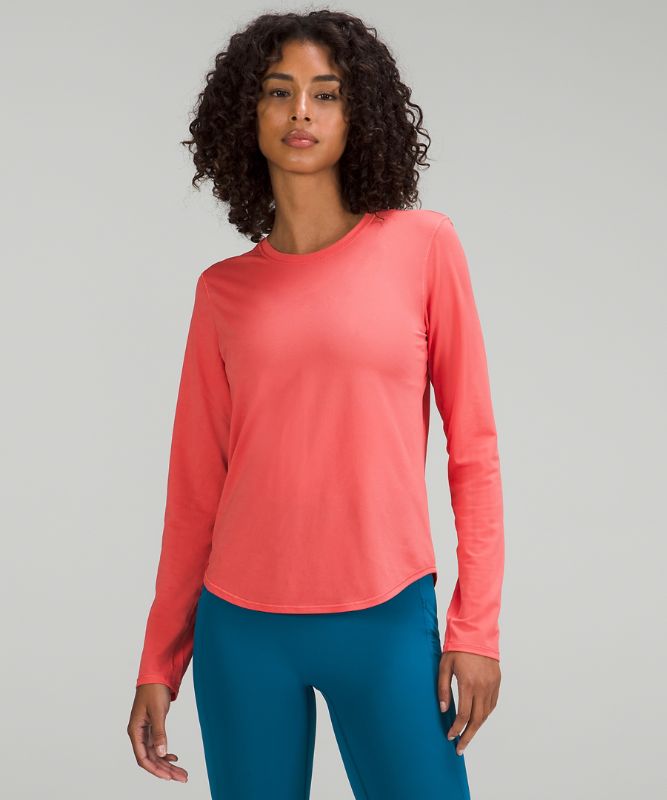 High-Neck Running and Training Long-Sleeve Shirt