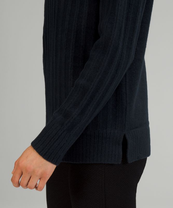 Twin Rib Turtleneck Sweater