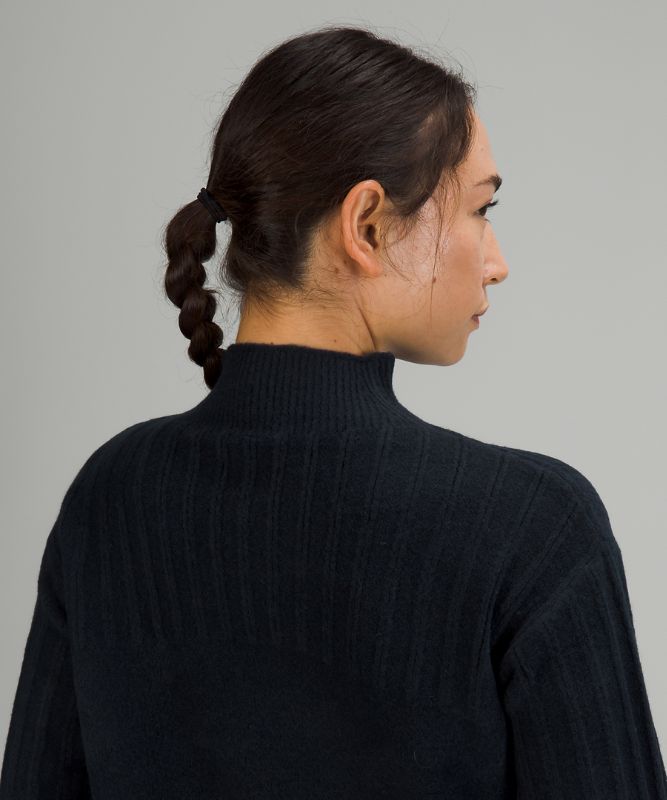 Twin Rib Turtleneck Sweater