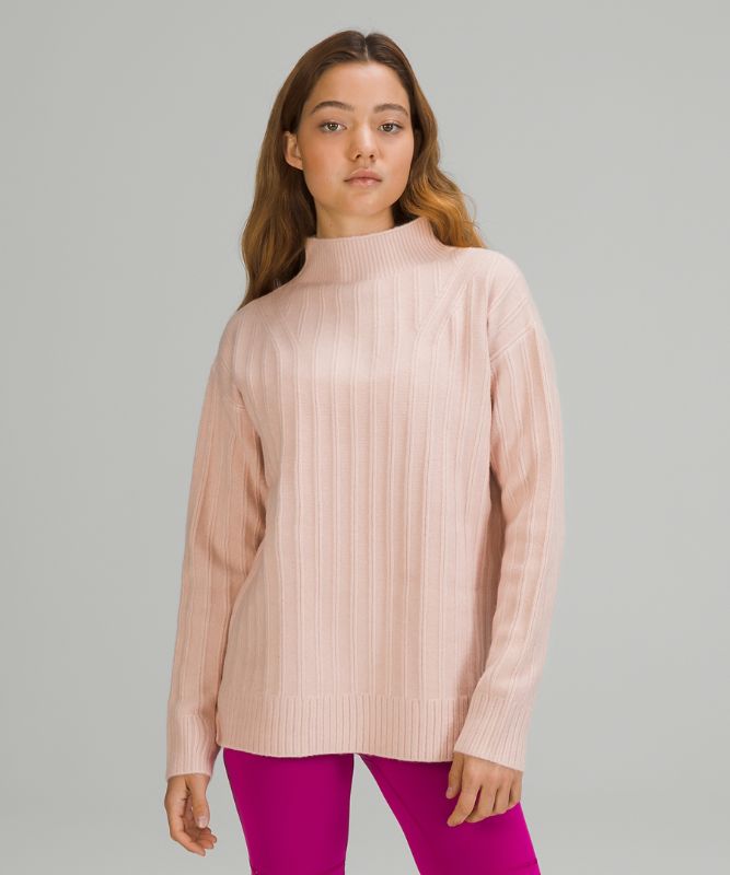 Twin Rib Turtleneck Sweater