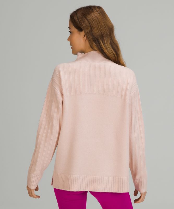 Twin Rib Turtleneck Sweater