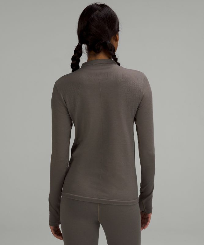 lululemon lab Seamless Wool-Blend Long Sleeve Shirt