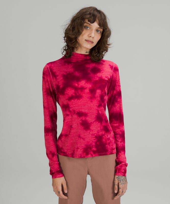 lululemon lab Wool-Blend Tie Dye Long Sleeve Shirt *Online Only