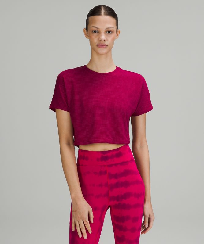 lululemon lab Wool-Blend Cropped T-shirt *Online Only