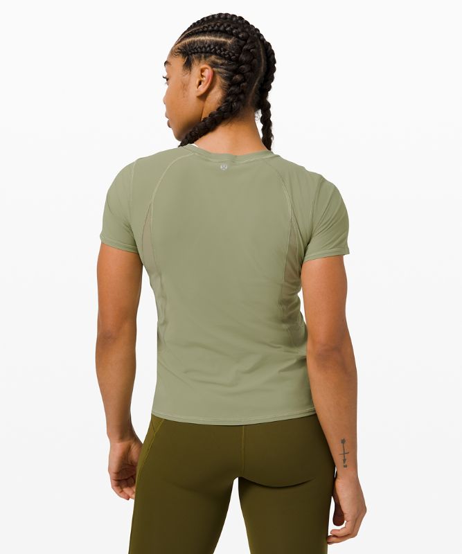 Mesh Panel Training Short Sleeve