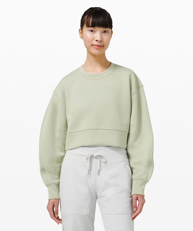 Cropped Crewneck Pullover