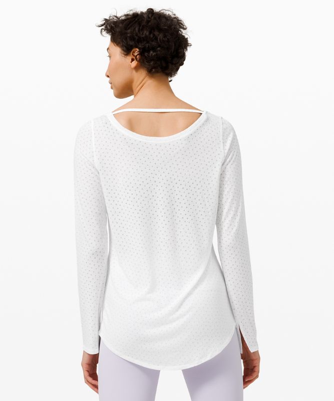 Wide Neck Yoga Long Sleeve