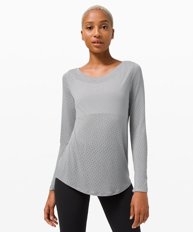 Wide Neck Yoga Long Sleeve