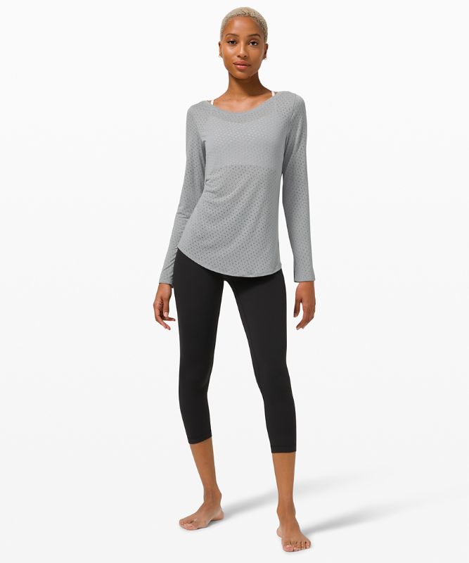 Wide Neck Yoga Long Sleeve