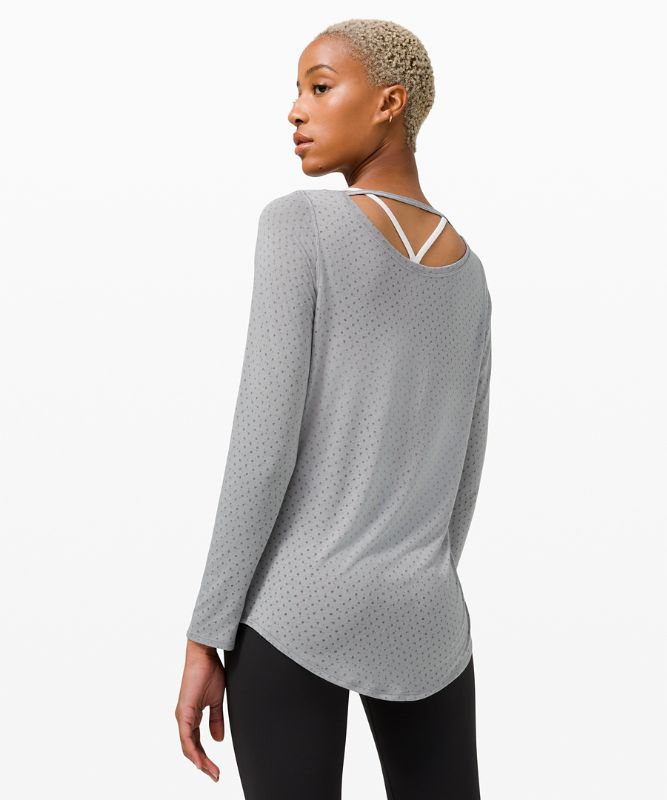 Wide Neck Yoga Long Sleeve