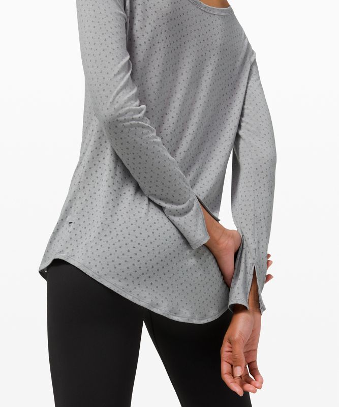 Wide Neck Yoga Long Sleeve