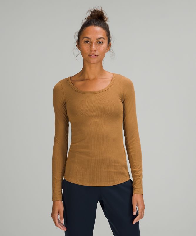 Hold Tight Scoop Neck Long Sleeve