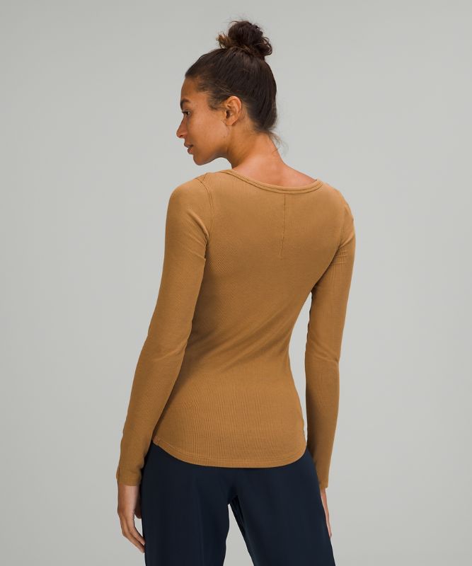 Hold Tight Scoop Neck Long Sleeve