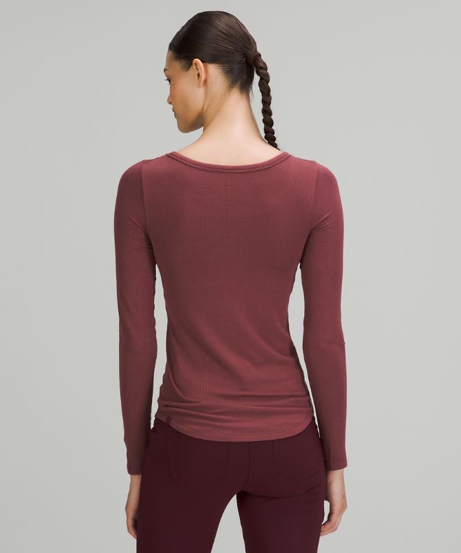 Hold Tight Scoop Neck Long Sleeve Shirt *Online Only