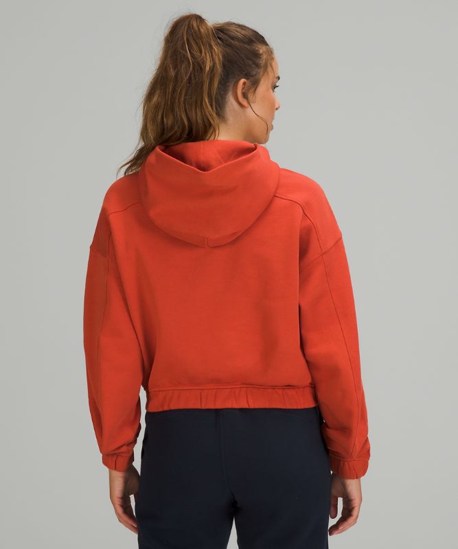 Relaxed Cropped Hoodie