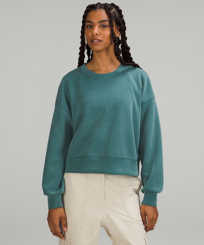 Perfectly Oversized Cropped Crew *Softstreme