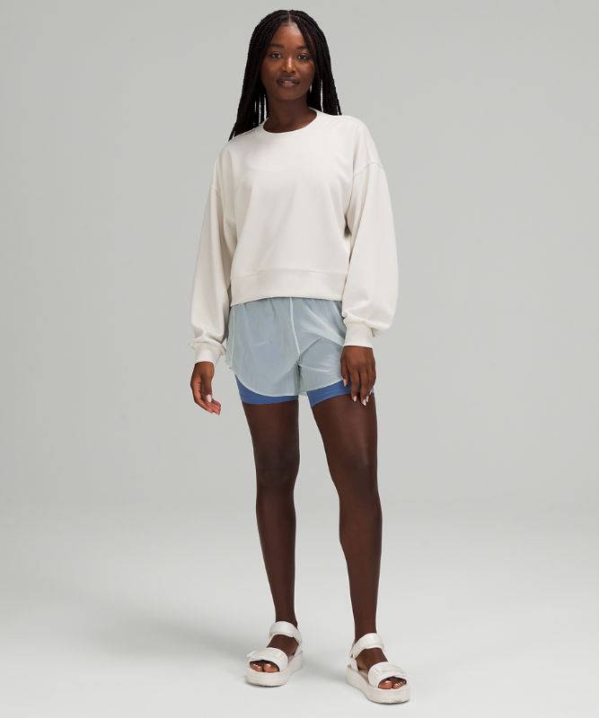 Lululemon perfectly store oversized cropped crew softstreme