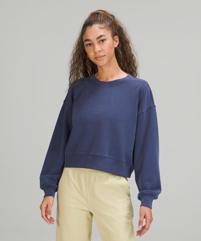 Perfectly Oversized Cropped Crew *Softstreme