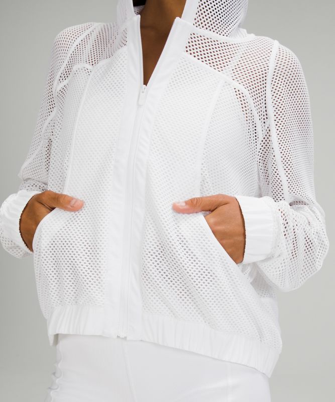 Relaxed Fit Mesh Jacket