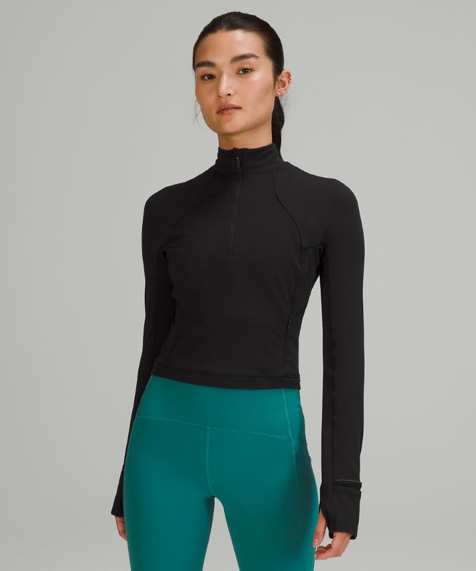 It's Rulu Run Cropped Half-Zip