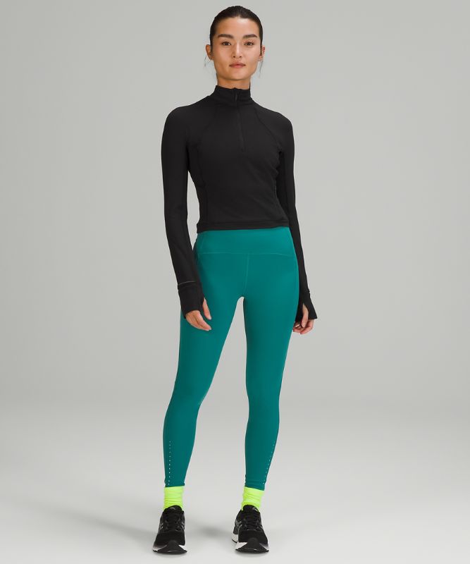 It's Rulu Run Cropped Half-Zip