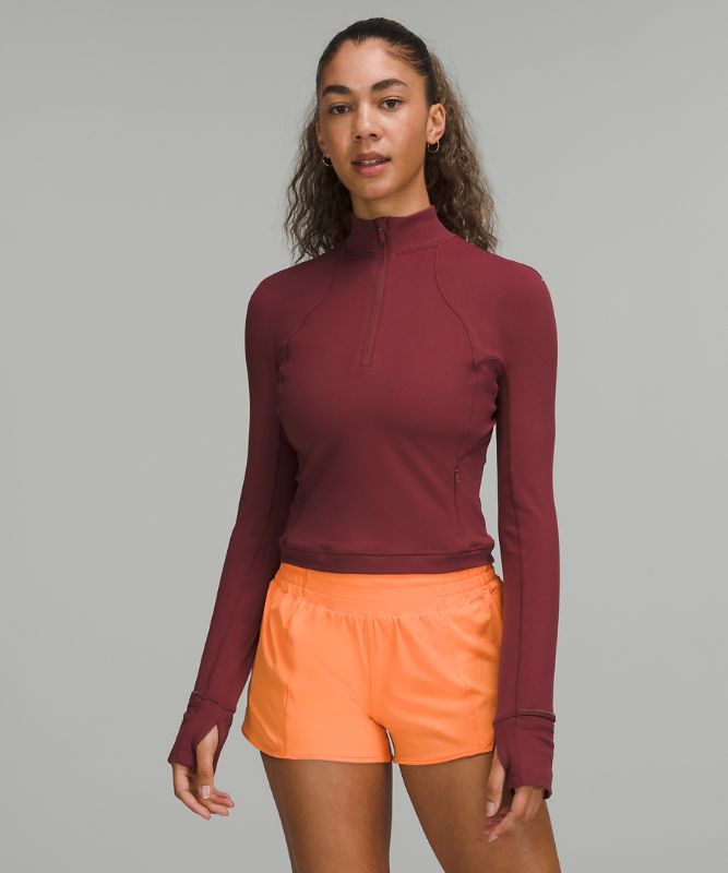 It's Rulu Run Cropped Half Zip