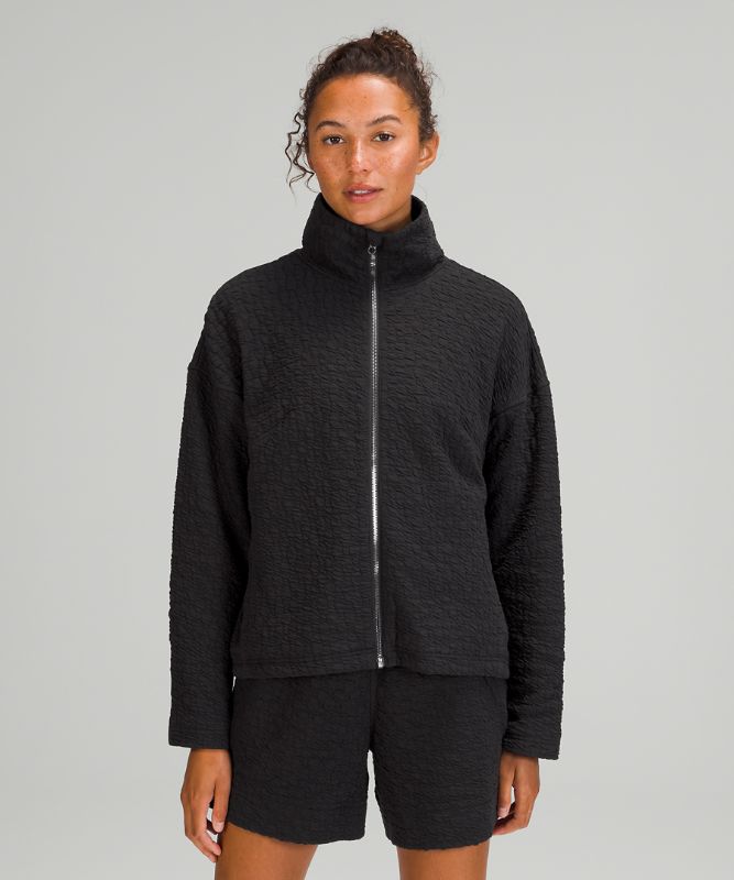 Rippled Full Zip Jacket