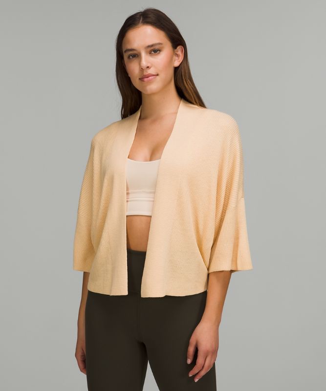 Boxy Cashlu Knit Wrap