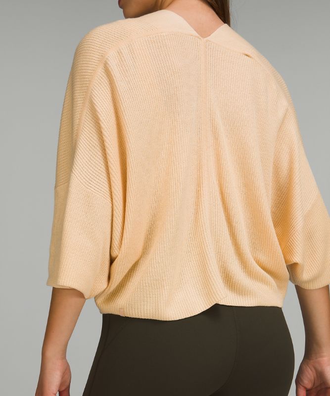 Boxy Cashlu Knit Wrap