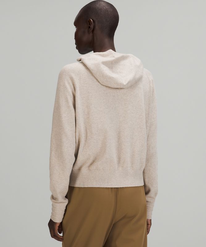 Cotton-Cashmere Knit Hoodie