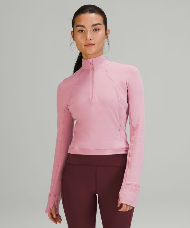 It's Rulu Run Cropped Half Zip