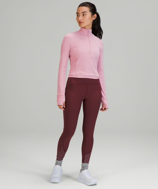 It's Rulu Run Cropped Half Zip