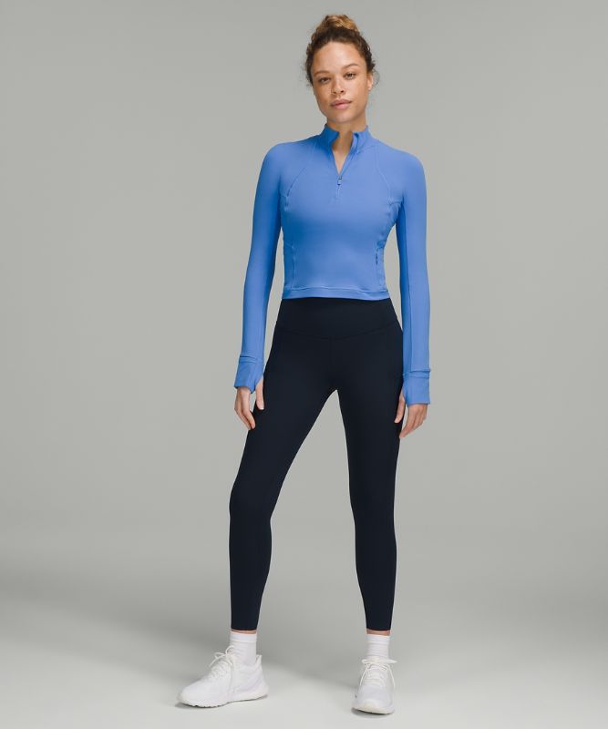 It's Rulu Run Cropped Half Zip