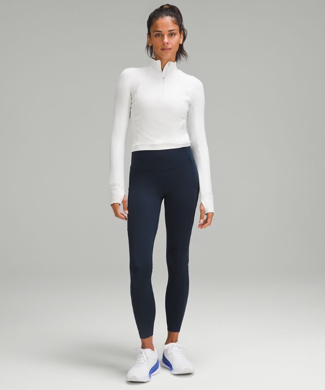 It's Rulu Run Cropped Half Zip