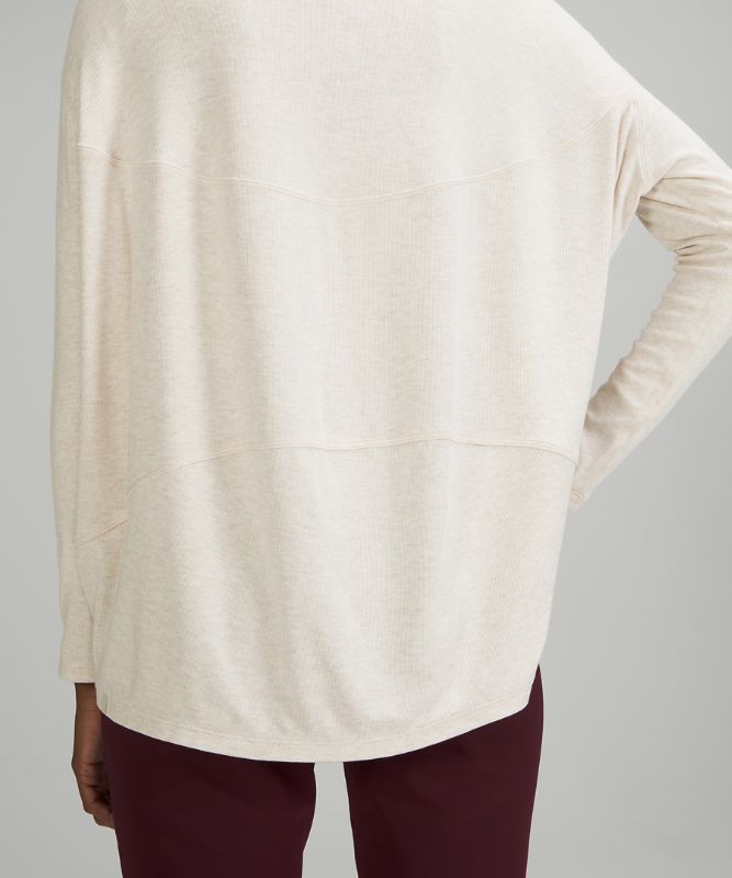 Back in Action Ribbed Long Sleeve Shirt