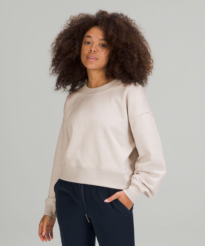 Perfectly Oversized Cropped Crew *Spark