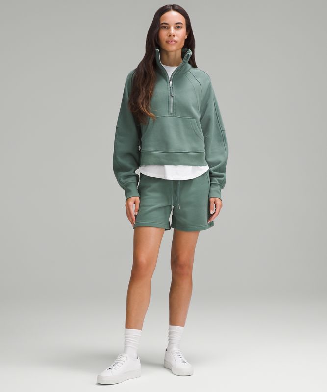 Scuba Oversized Funnel-Neck Half Zip