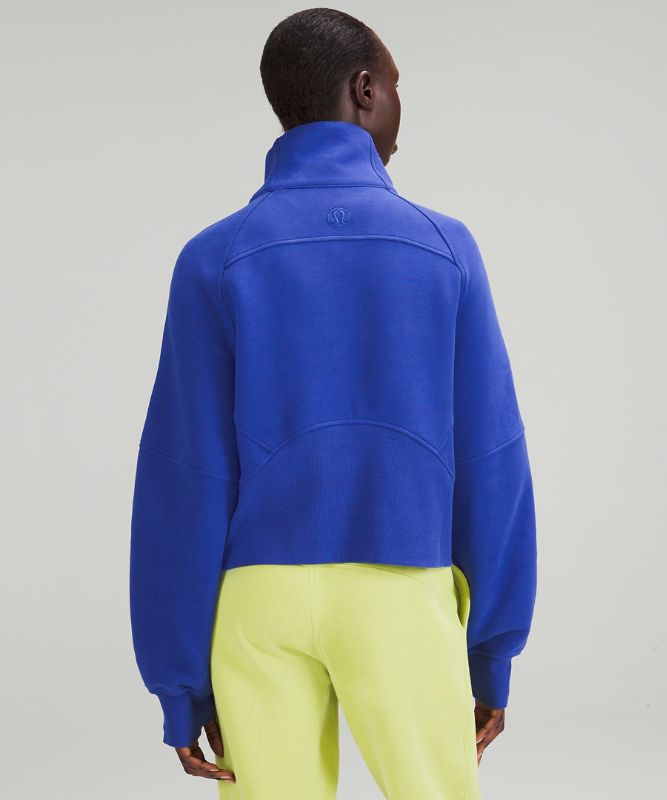Scuba Oversized Funnel Neck Half Zip