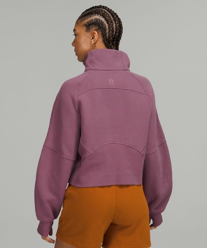 Scuba Oversized Funnel Neck Half Zip