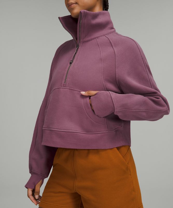 Scuba Oversized Funnel Neck Half Zip