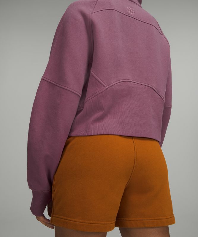 Scuba Oversized Funnel Neck Half Zip