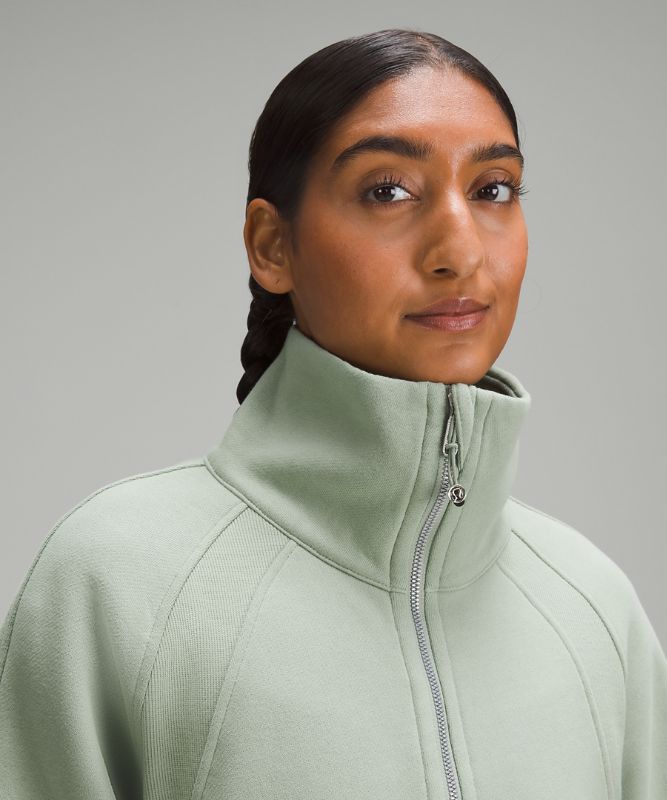 Scuba Oversized Funnel-Neck Half Zip