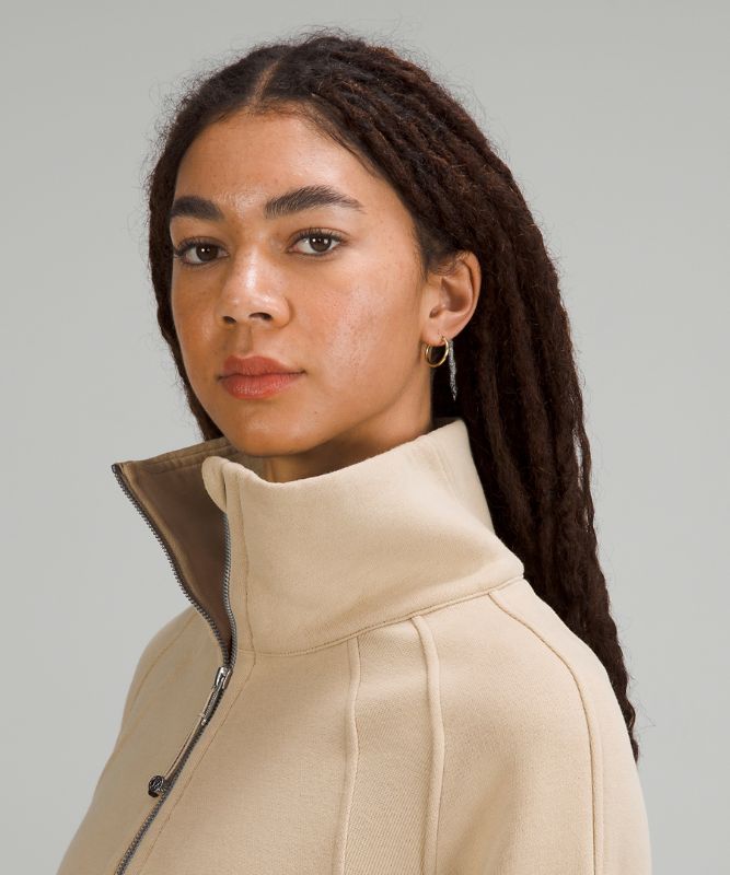 Scuba Oversized Funnel-Neck Half Zip